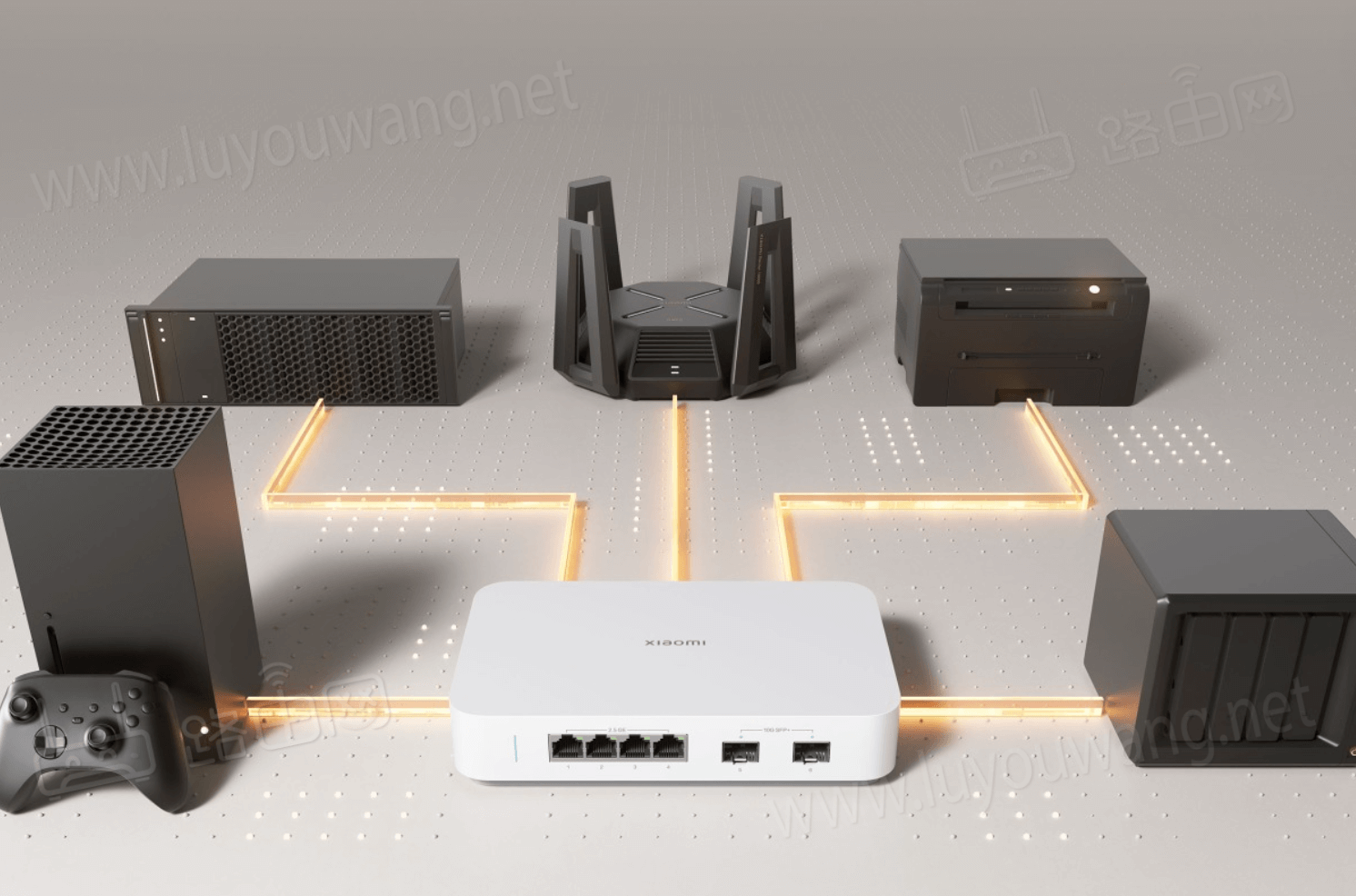 小米万兆2.5g交换机
